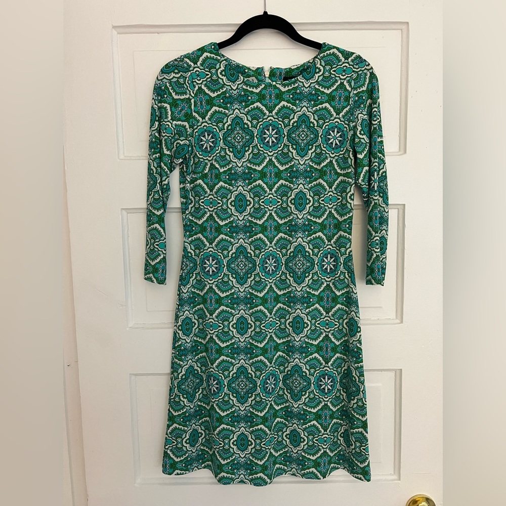 Geometric Timmy Hilfiger Swing Dress